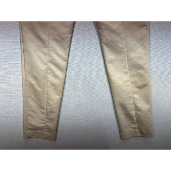 Ann Taylor Women's Modern Pull On Pants Flat Front Stretch Size 2 Beige Casual - Picture 11 of 11